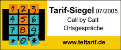 Tarifsiegel 07/2005 Ort