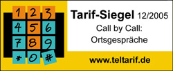 Tarifsiegel 12/2005 Ortsnetz